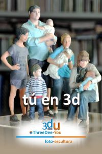Regalo del Día del Padre - Esculturas 3d - ThreeDee-You Foto-Escultura 3d-u