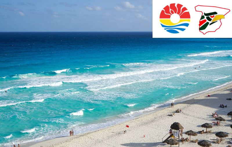 Las playas de Cancún esperan limpias a los turistas