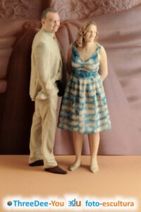 Figuras 3d personalizadas para tartas de boda - ThreeDee-You Foto-Escultura 3d-u