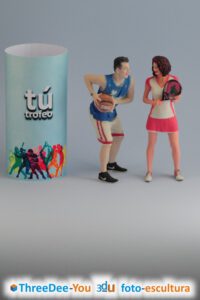 Tú Trofeo - Figuras 3d de deportistas - ThreeDee-You Foto-Escultura 3d-u
